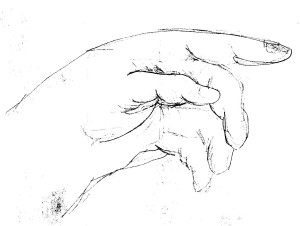 An Early Hand Drawing