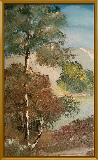 oil-tree-framed